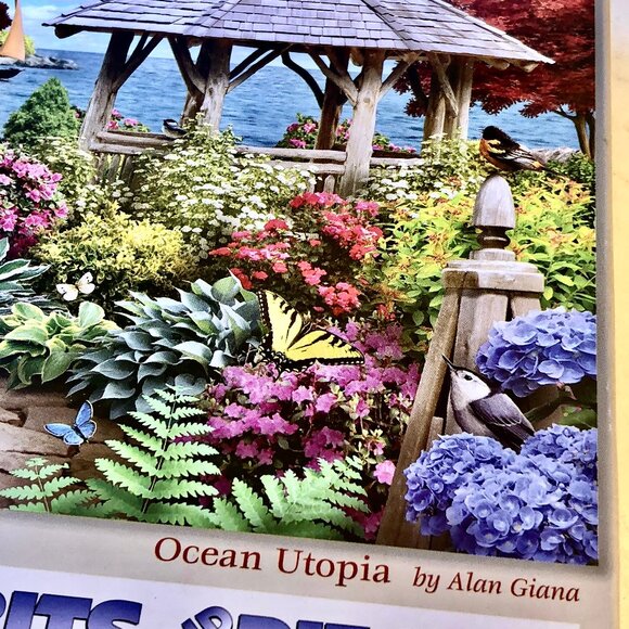 Bits & Pieces Puzzle Lot of 4 Puzzles 500 Pieces Scenery Horses Deer Ducks Birds - Picture 10 of 11